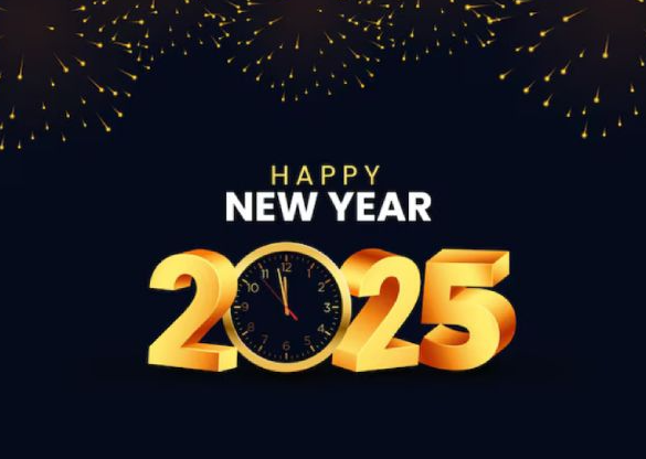 100+ Happy new year captions funny 2025