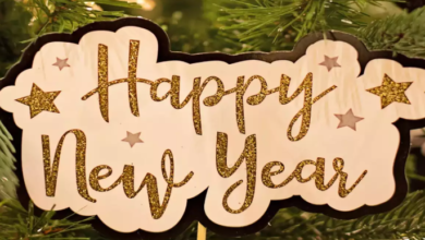 Happy new year 3d text png 2025