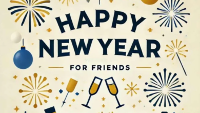 Short unique new year wishes for friends 2025