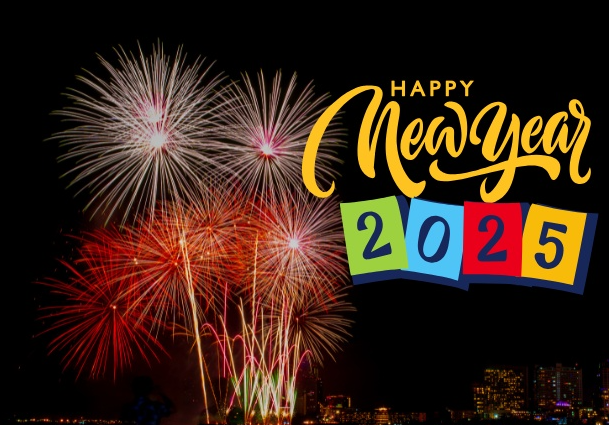 Happy New Year 2025 Day Wishes, Status, Sayings, Greetings, Captions, Images, Memes